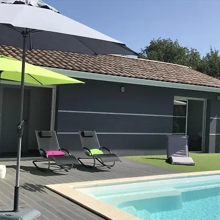 Avec Piscine De Villa Sanguinet